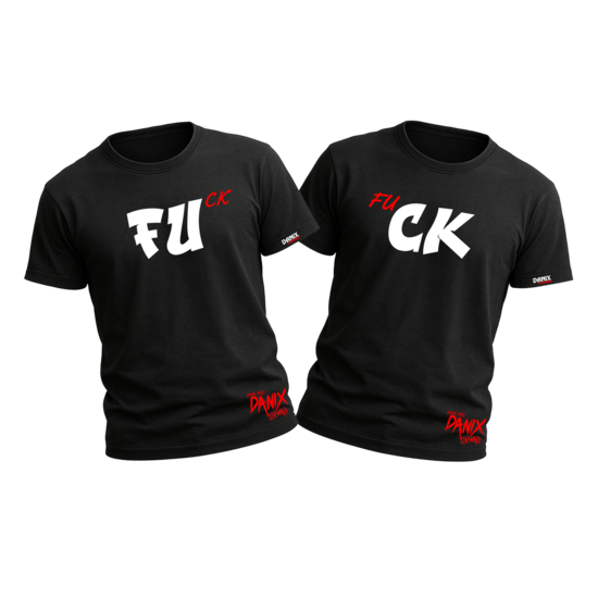 Tshirt DUO FUCK (x2) [DANIX CENSORED]